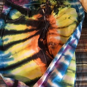 American Eagle Tye Dyed Skinny Jeans